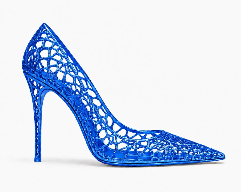 Lattice Pump in Electric Blue