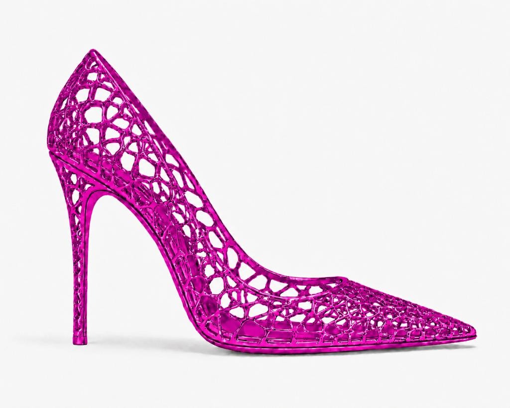 Lattice Pump in Fuchsia