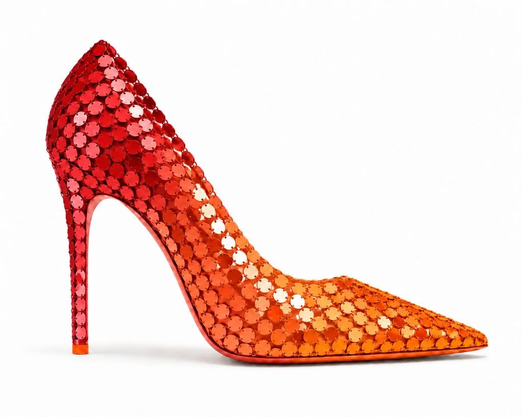 Gradient Mini Paillette Disco Pump