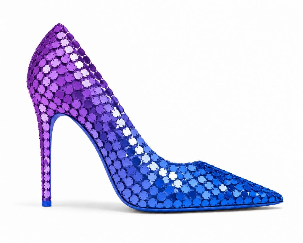 Gradient Mini Paillette Disco Pump